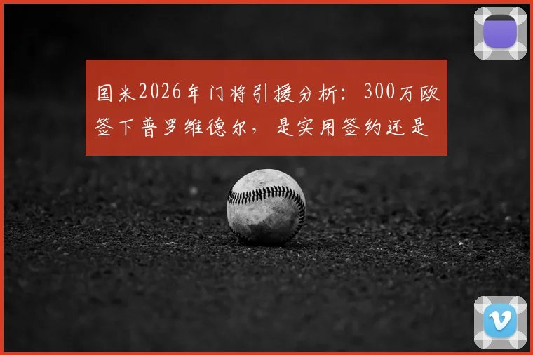 国米2026年门将引援分析：300万欧签下普罗维德尔，是实用签约还是神来之笔？